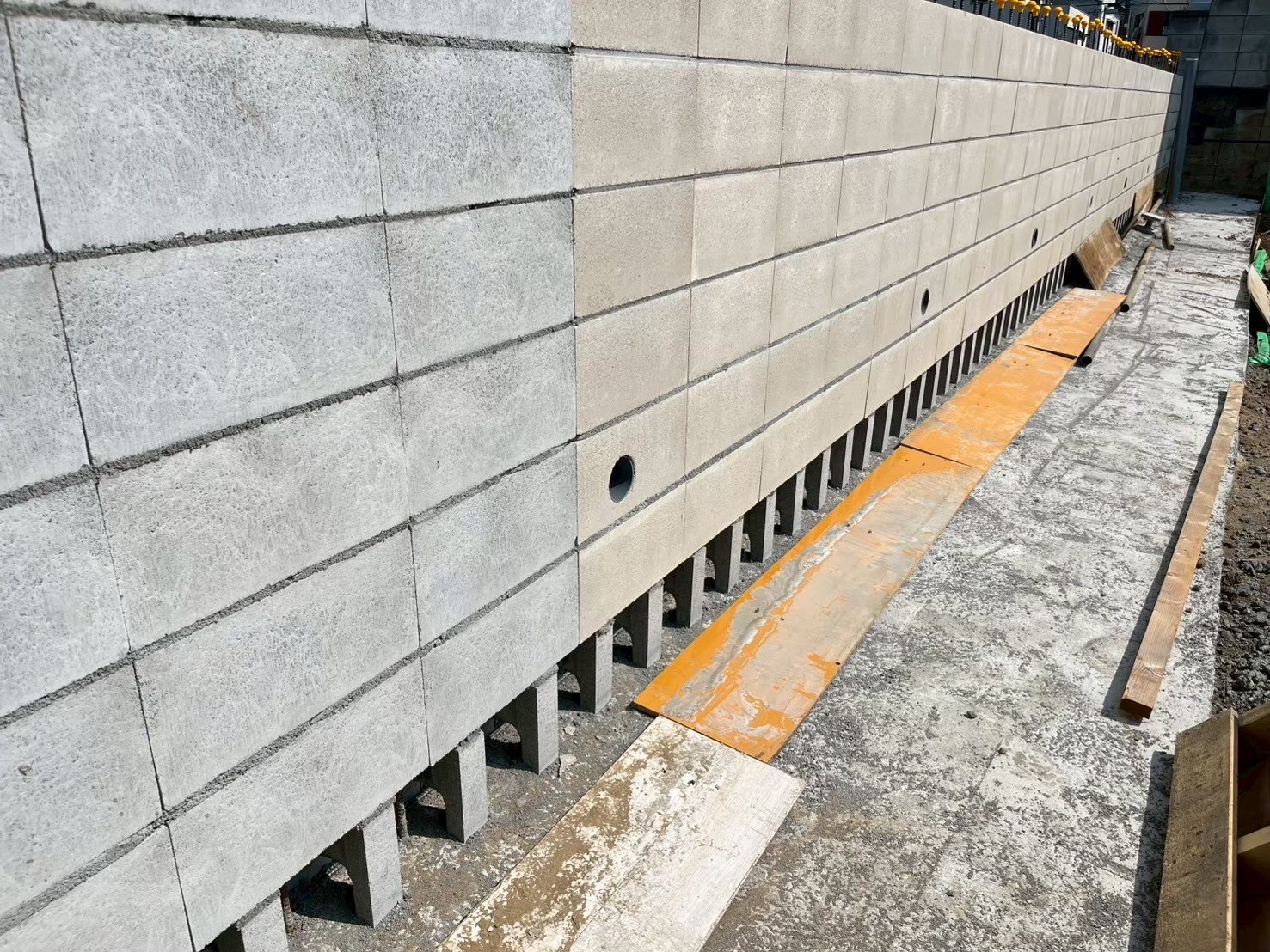 ブロック造成工事